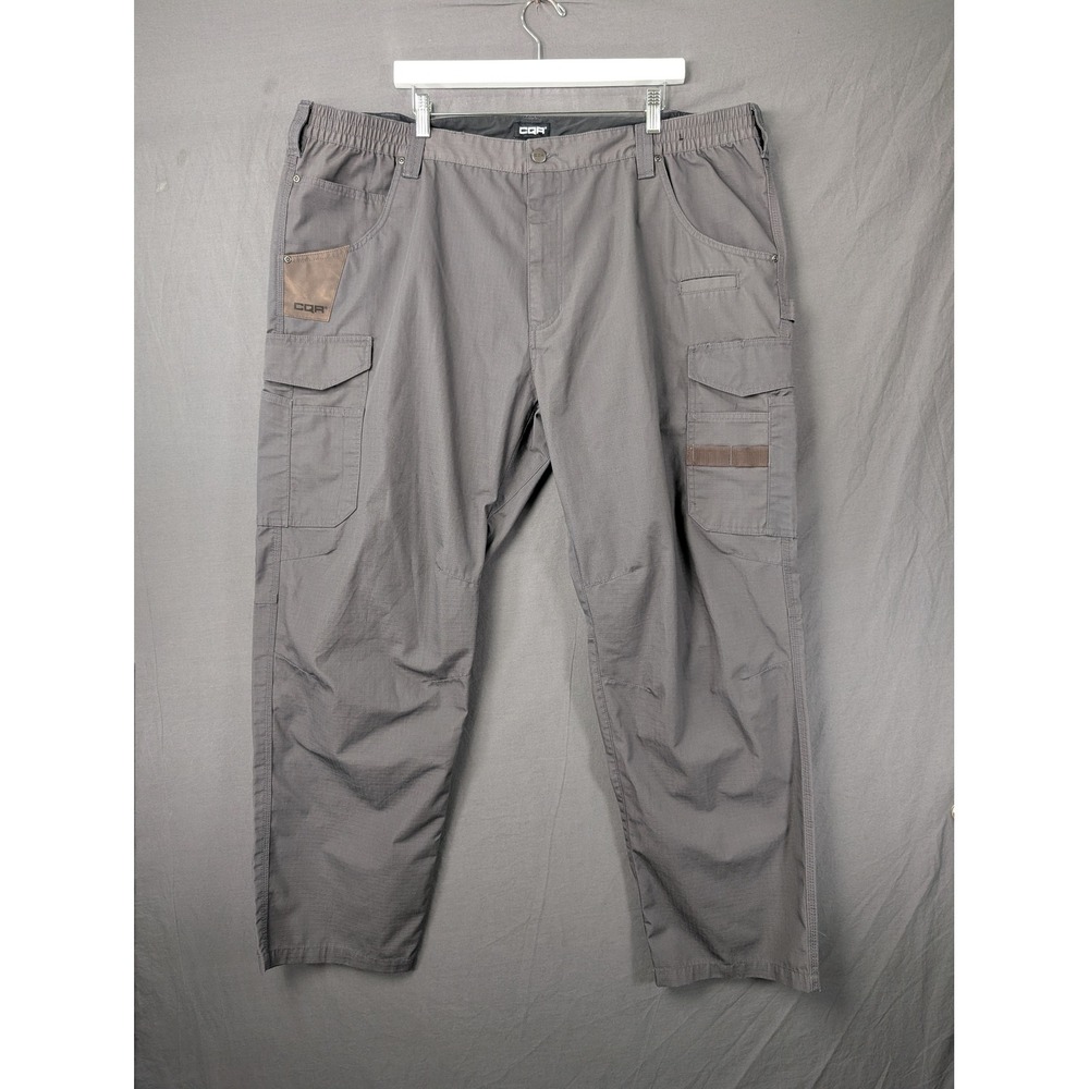 CQR Mens Bapper Tactical Cargo Pants Charcoal Grey Ripstop 44W 32L TWP320